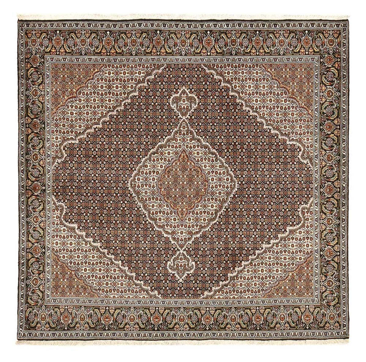 Perser Rug - Tabriz - Royal square  - 207 x 205 cm - brown