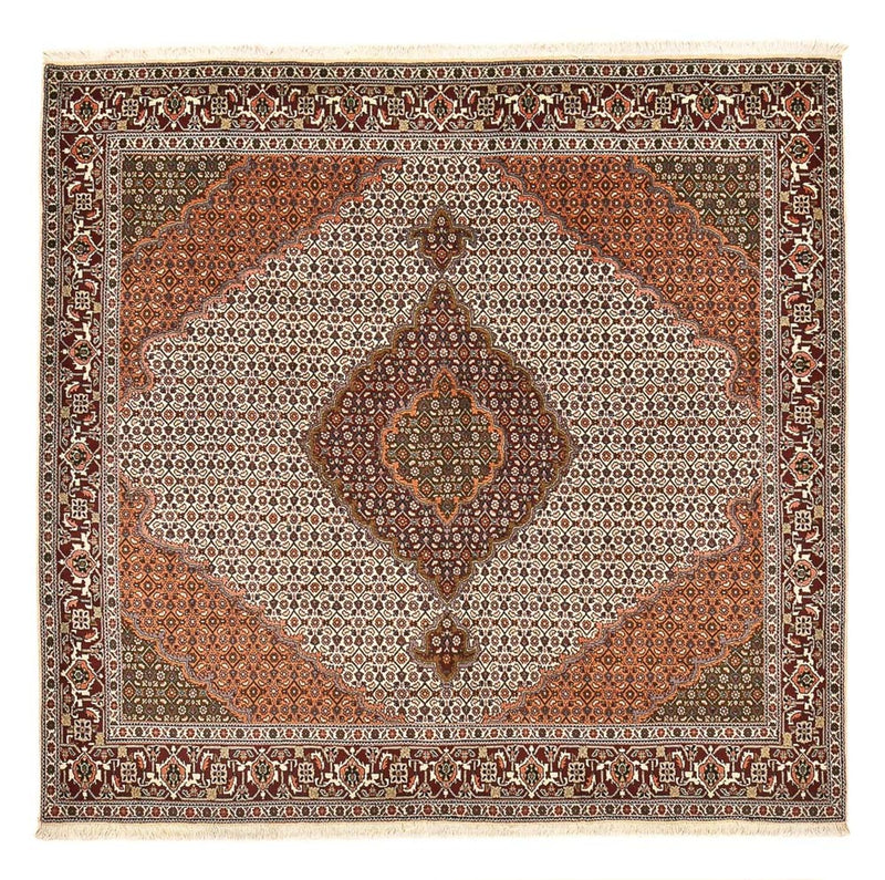 Perser Rug - Tabriz - Royal square  - 203 x 200 cm - light brown
