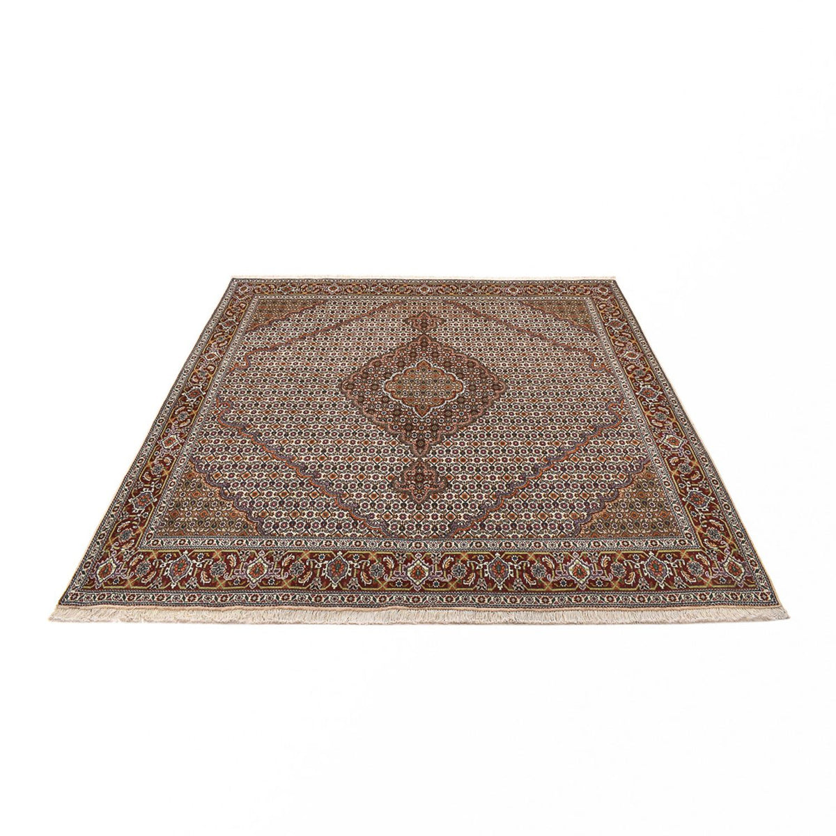Perser Rug - Tabriz - Royal square  - 208 x 198 cm - light brown