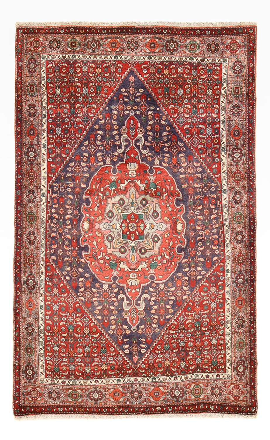 Perser Rug - Nomadic - 208 x 135 cm - red
