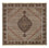 Perser Rug - Tabriz - Royal square  - 200 x 200 cm - brown