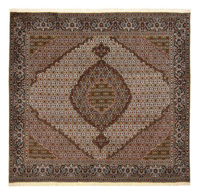Perser Rug - Tabriz - Royal square  - 203 x 200 cm - brown