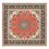 Perser Rug - Tabriz - Royal square  - 204 x 200 cm - red