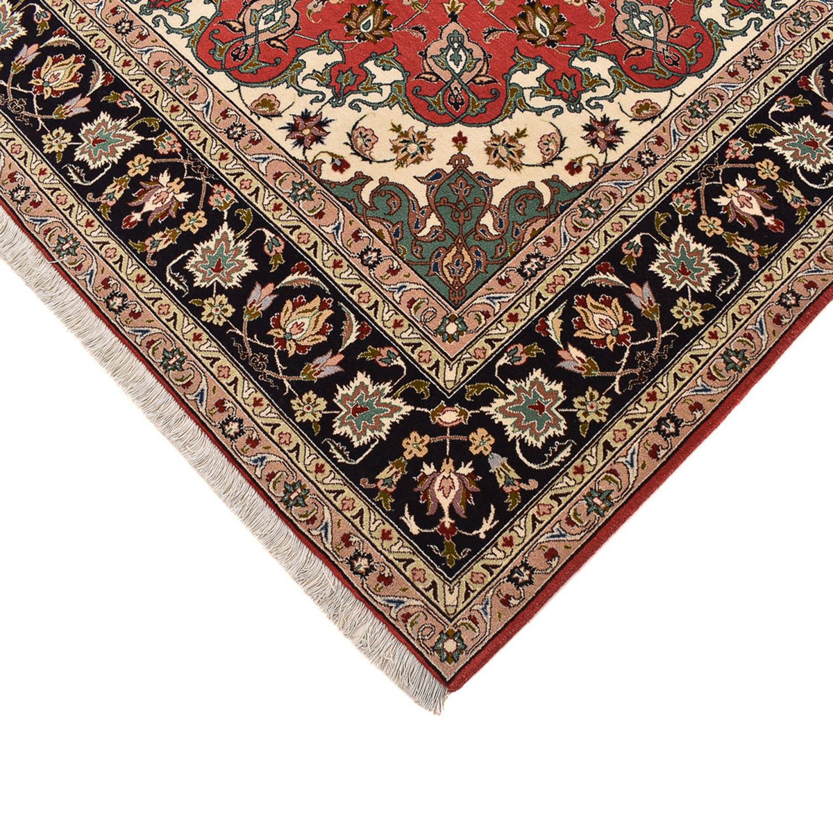 Perser Rug - Tabriz - Royal square  - 204 x 200 cm - red