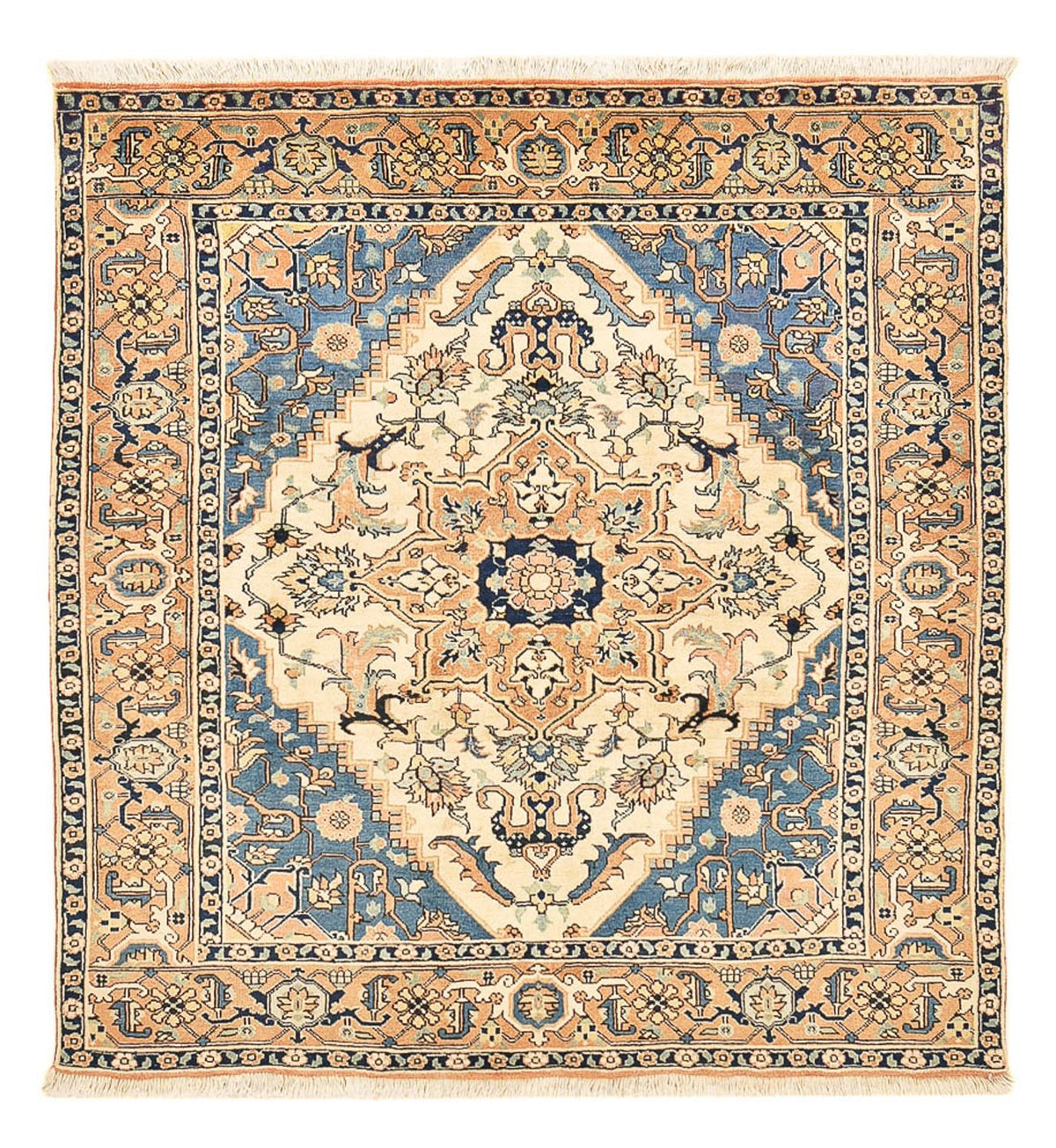 Perser Rug - Nomadic square  - 207 x 192 cm - light beige