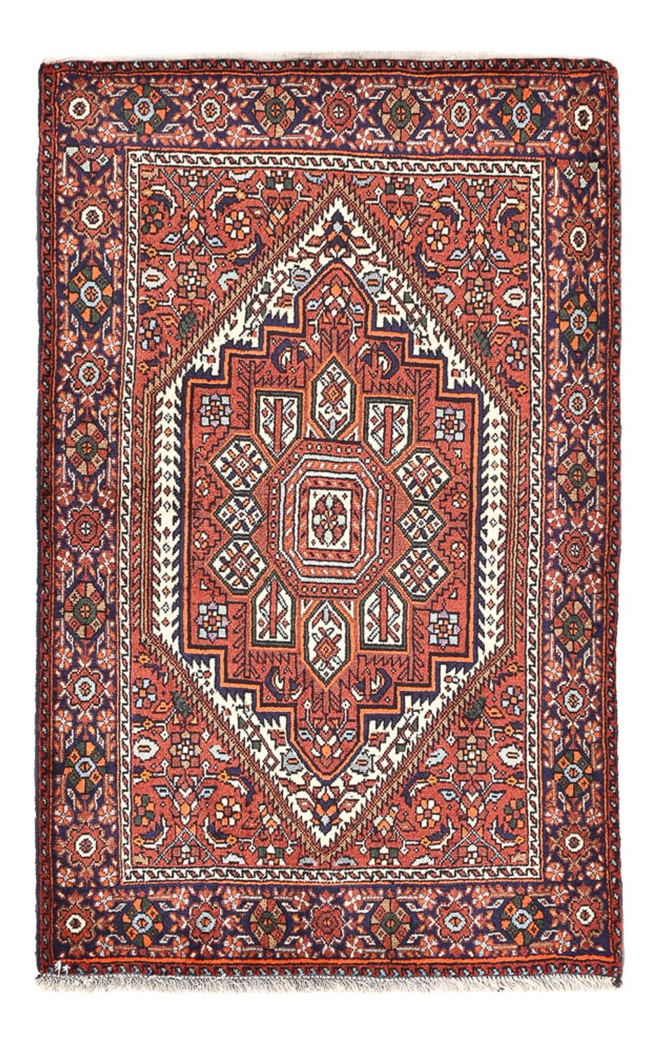 Perser Rug - Nomadic - 117 x 73 cm - terracotta