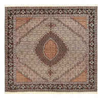 Perser Rug - Tabriz - Royal square  - 201 x 201 cm - light brown