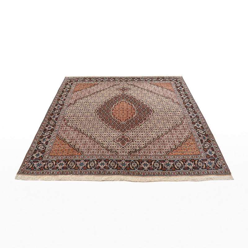 Perser Rug - Tabriz - Royal square  - 201 x 201 cm - light brown