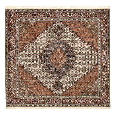 Perser Rug - Tabriz - Royal square  - 199 x 198 cm - light brown