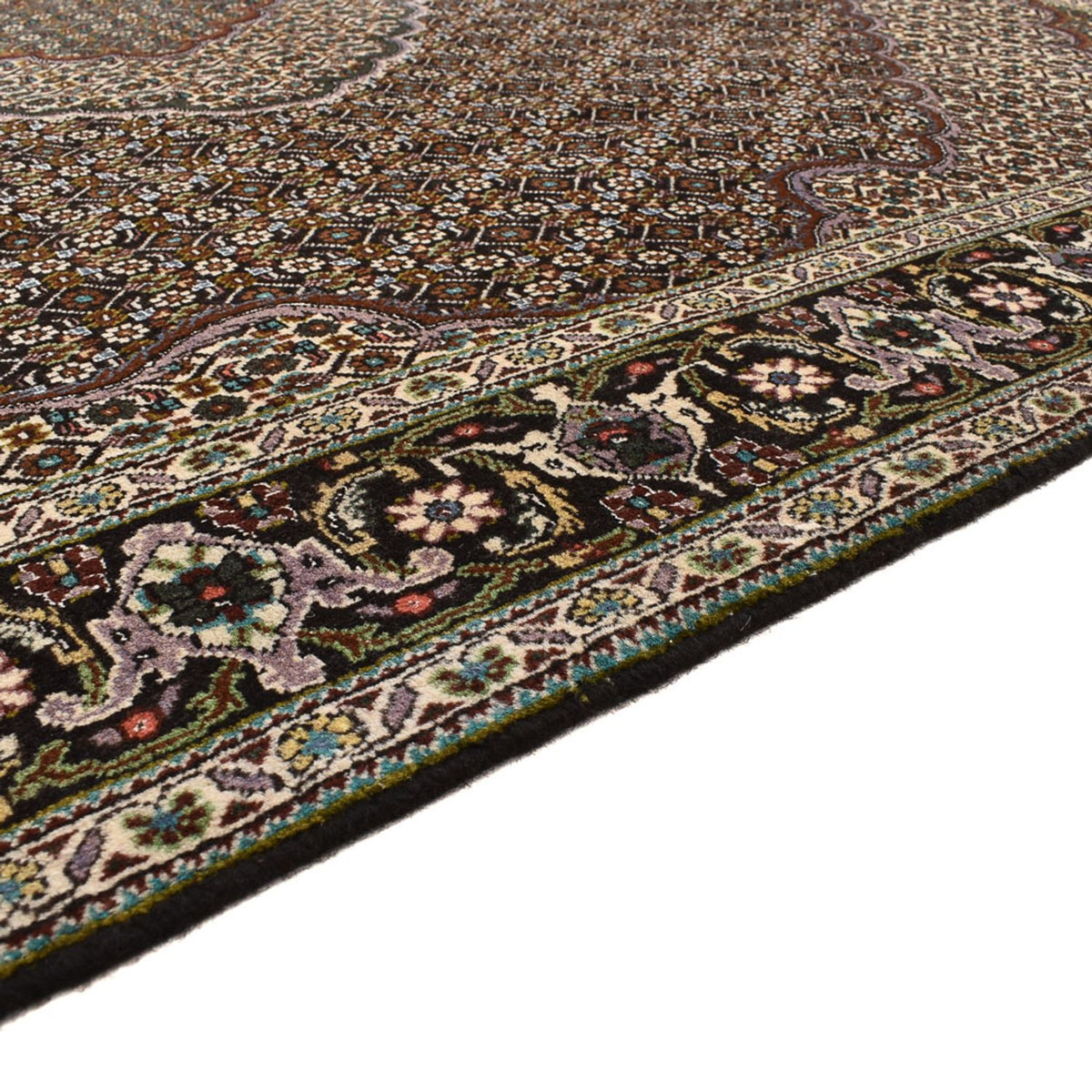 Perser Rug - Tabriz - Royal square  - 201 x 200 cm - brown