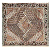 Perser Rug - Tabriz - Royal square  - 204 x 200 cm - brown