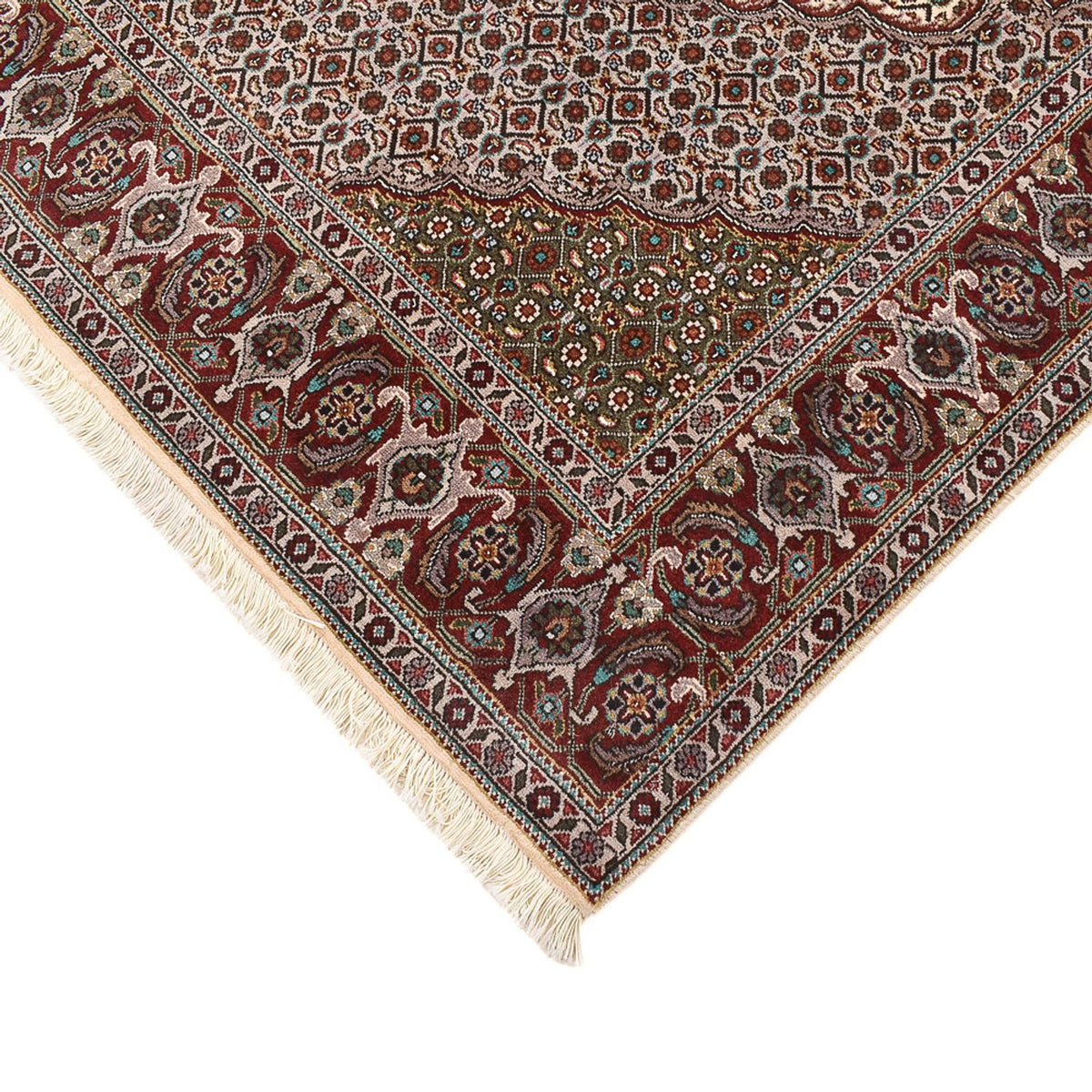 Perser Rug - Tabriz - Royal square  - 201 x 200 cm - light brown