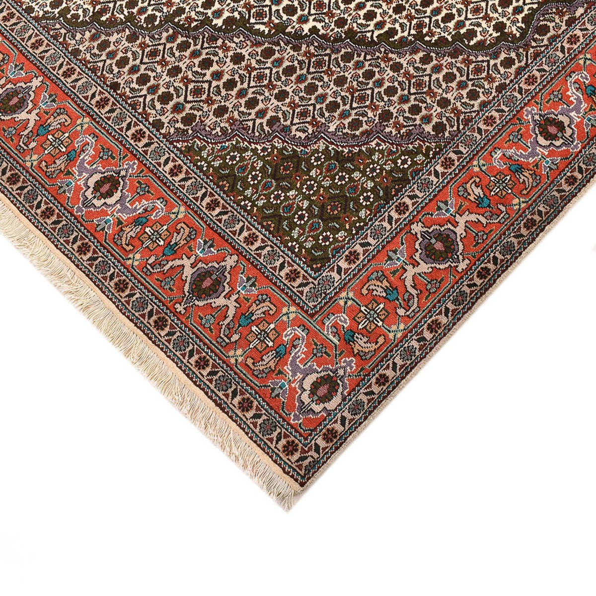 Perser Rug - Tabriz - Royal square  - 212 x 201 cm - light brown