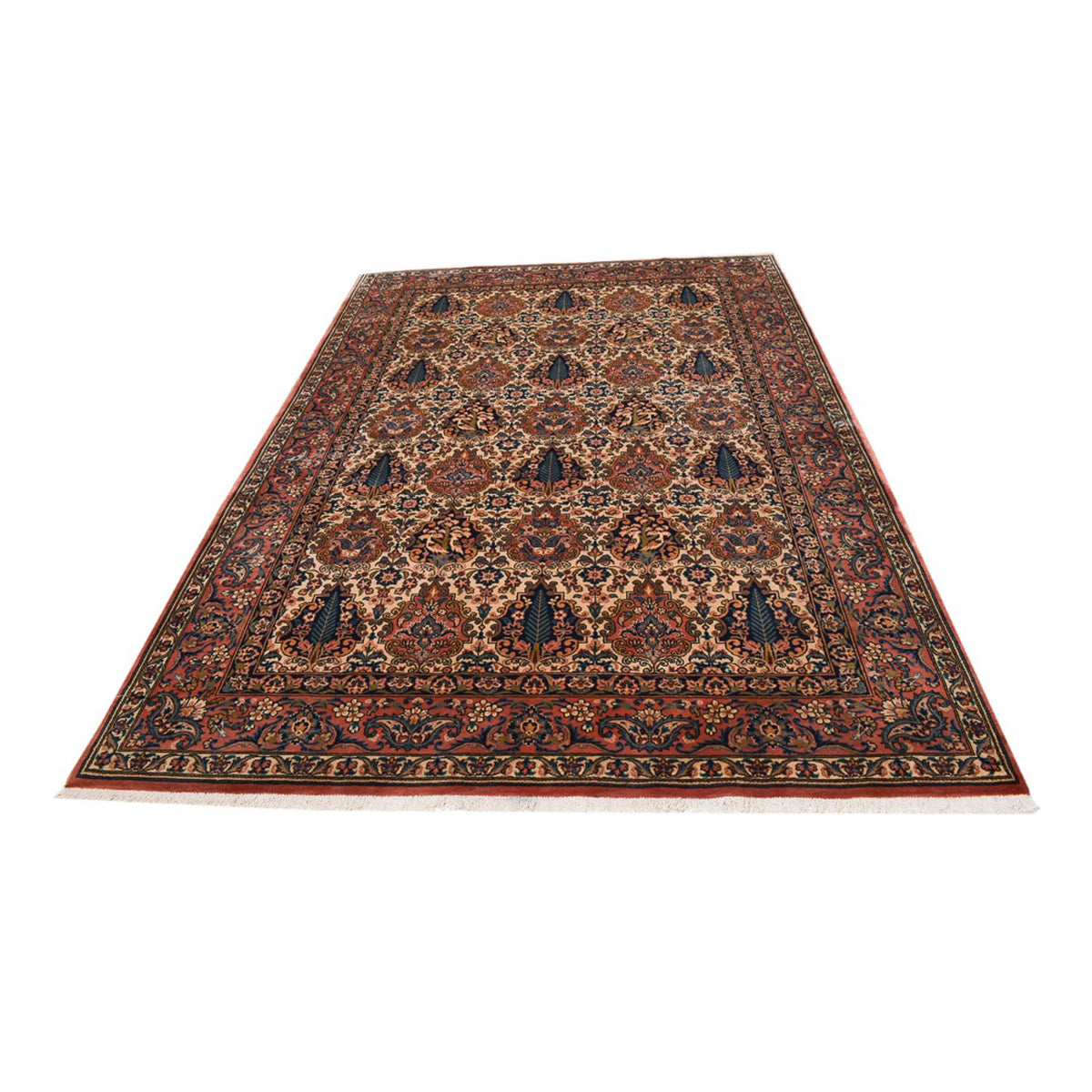 Perser Rug - Nomadic - 298 x 203 cm - dark brown