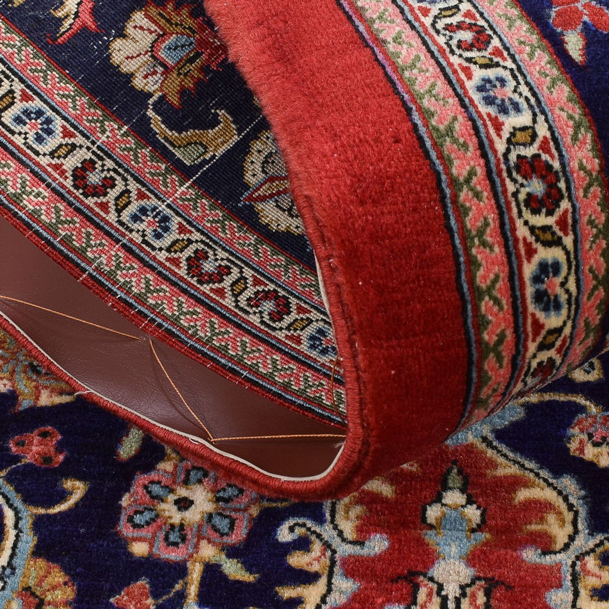 Runner Perser Rug - Ghom - Royal - 197 x 79 cm - multicolored