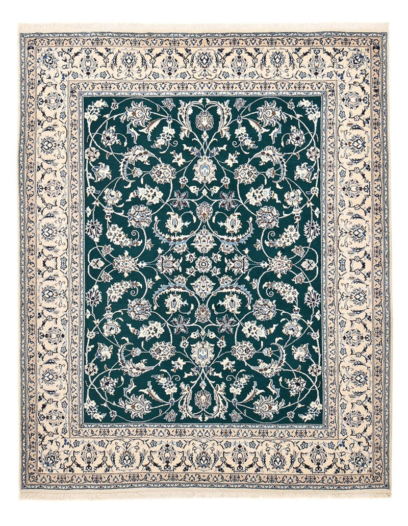 Perser Rug - Nain - Royal - 254 x 198 cm - dark green