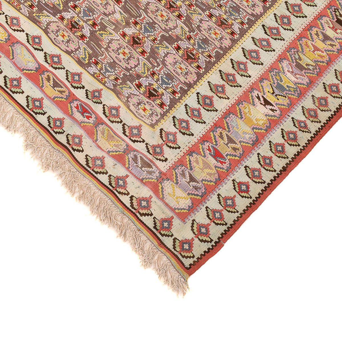 Kelim Rug - Oriental - 258 x 160 cm - light red