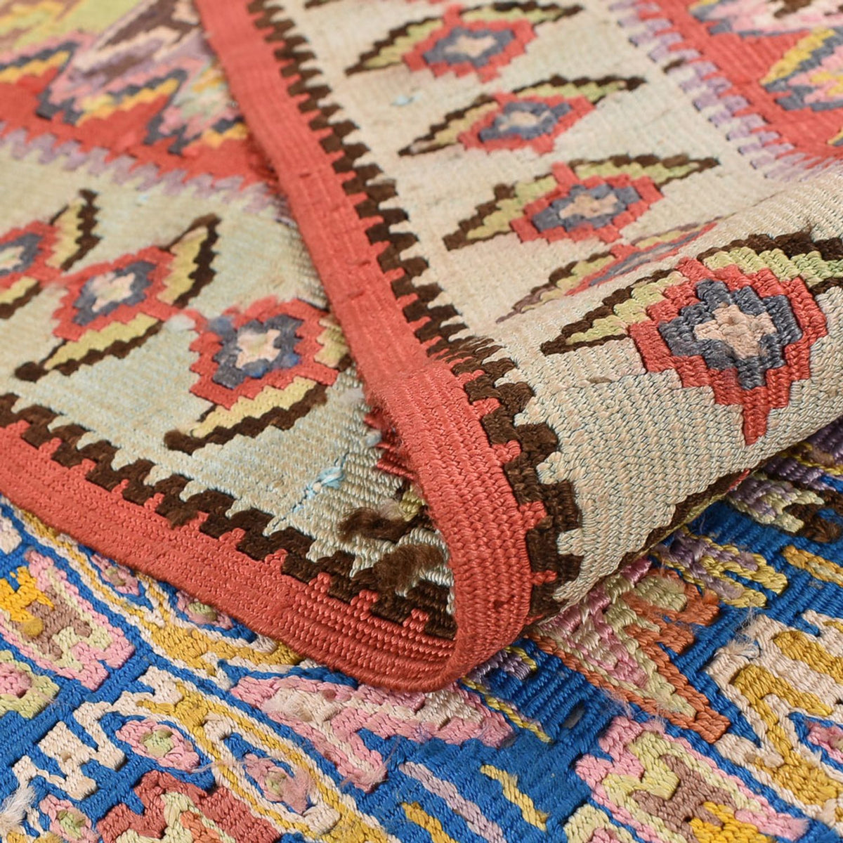 Kelim Rug - Oriental - 258 x 160 cm - light red