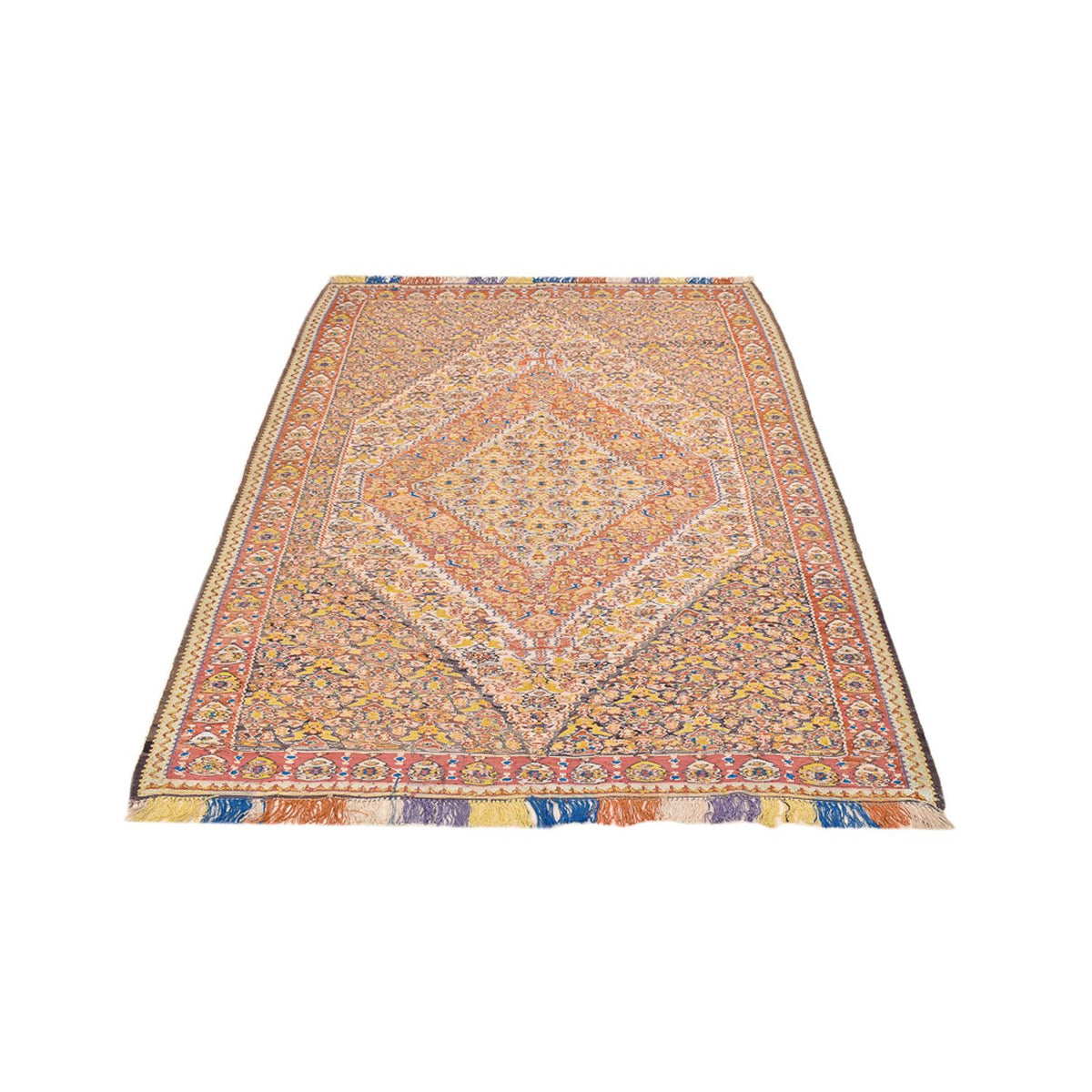Kelim Rug - Oriental - 200 x 140 cm - caramel