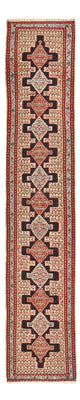 Runner Kelim Rug - Oriental - 395 x 87 cm - dark blue