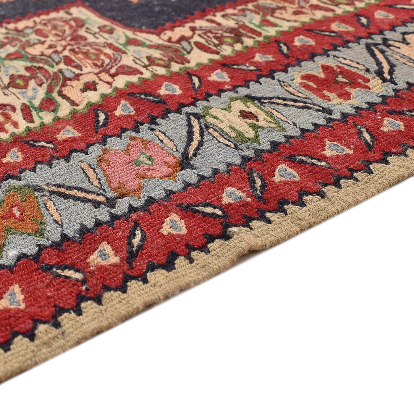 Senneh Kilim Rug 395x87cm