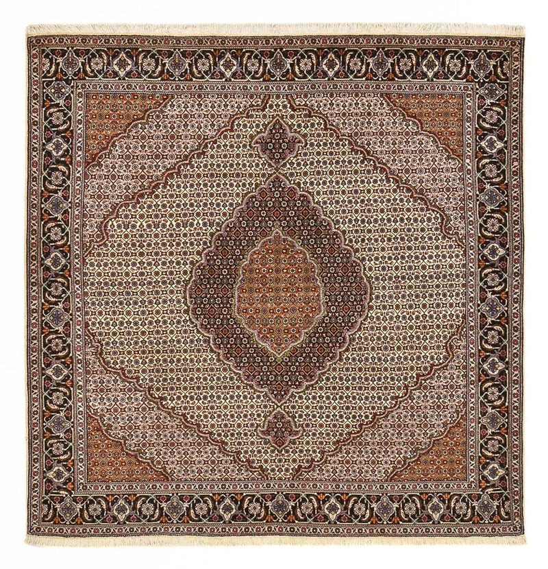 Perser Rug - Tabriz - Royal square  - 210 x 200 cm - light brown