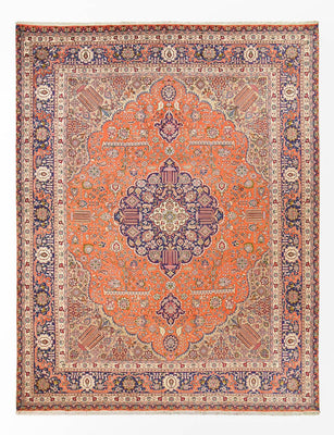 Perser Rug - Tabriz - Royal - 397 x 300 cm - orange