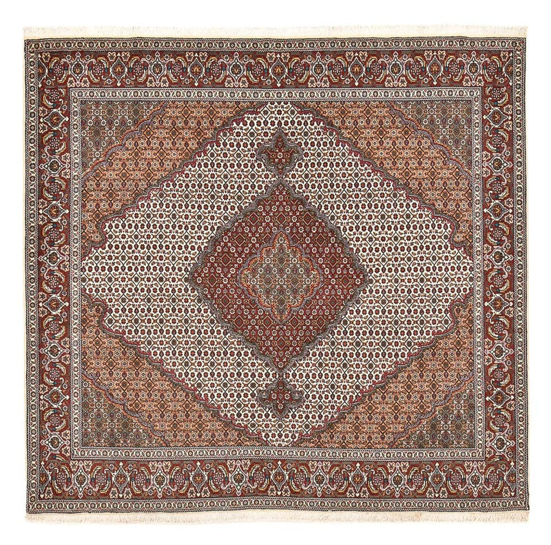Perser Rug - Tabriz - Royal square  - 204 x 202 cm - light brown