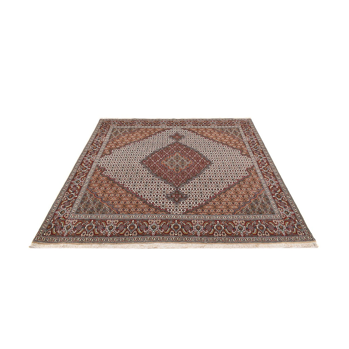Perser Rug - Tabriz - Royal square  - 204 x 202 cm - light brown