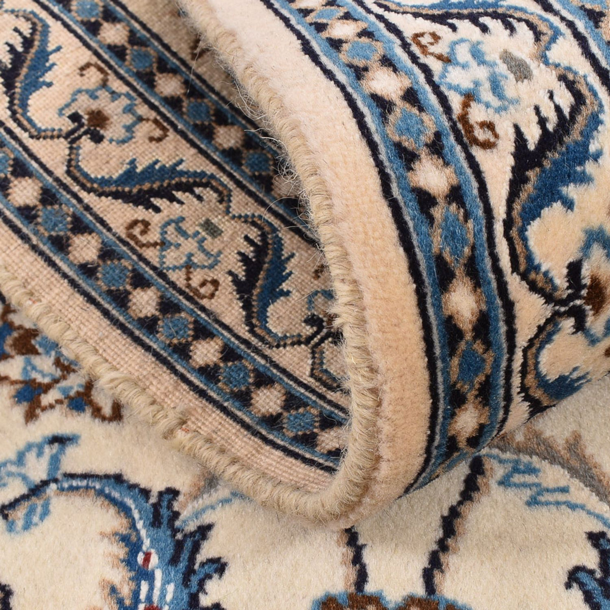 Runner Perser Rug - Nain - Royal - 195 x 60 cm - cream