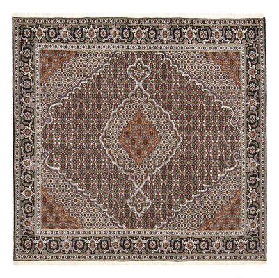 Perser Rug - Tabriz - Royal square  - 200 x 200 cm - brown