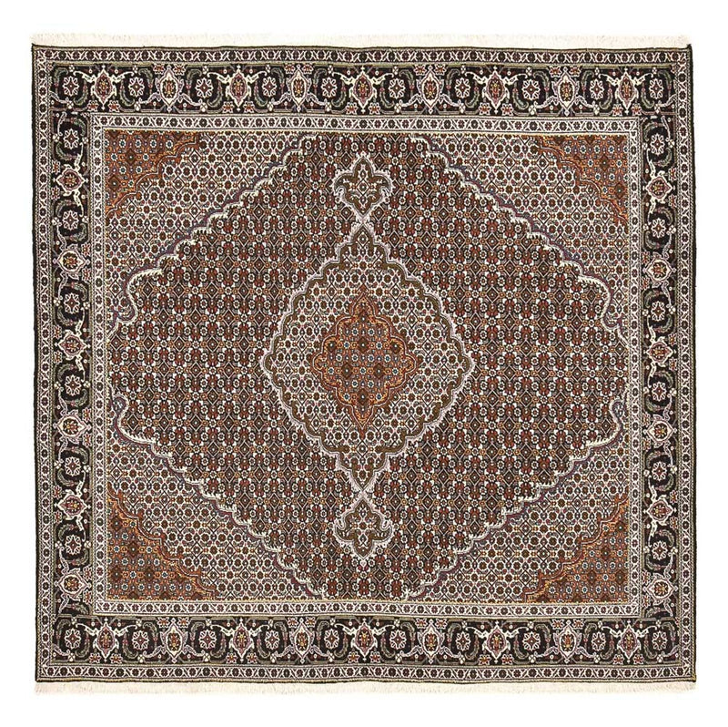 Perser Rug - Tabriz - Royal square  - 200 x 200 cm - brown
