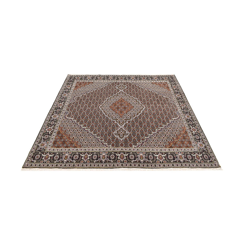 Perser Rug - Tabriz - Royal square  - 200 x 200 cm - brown