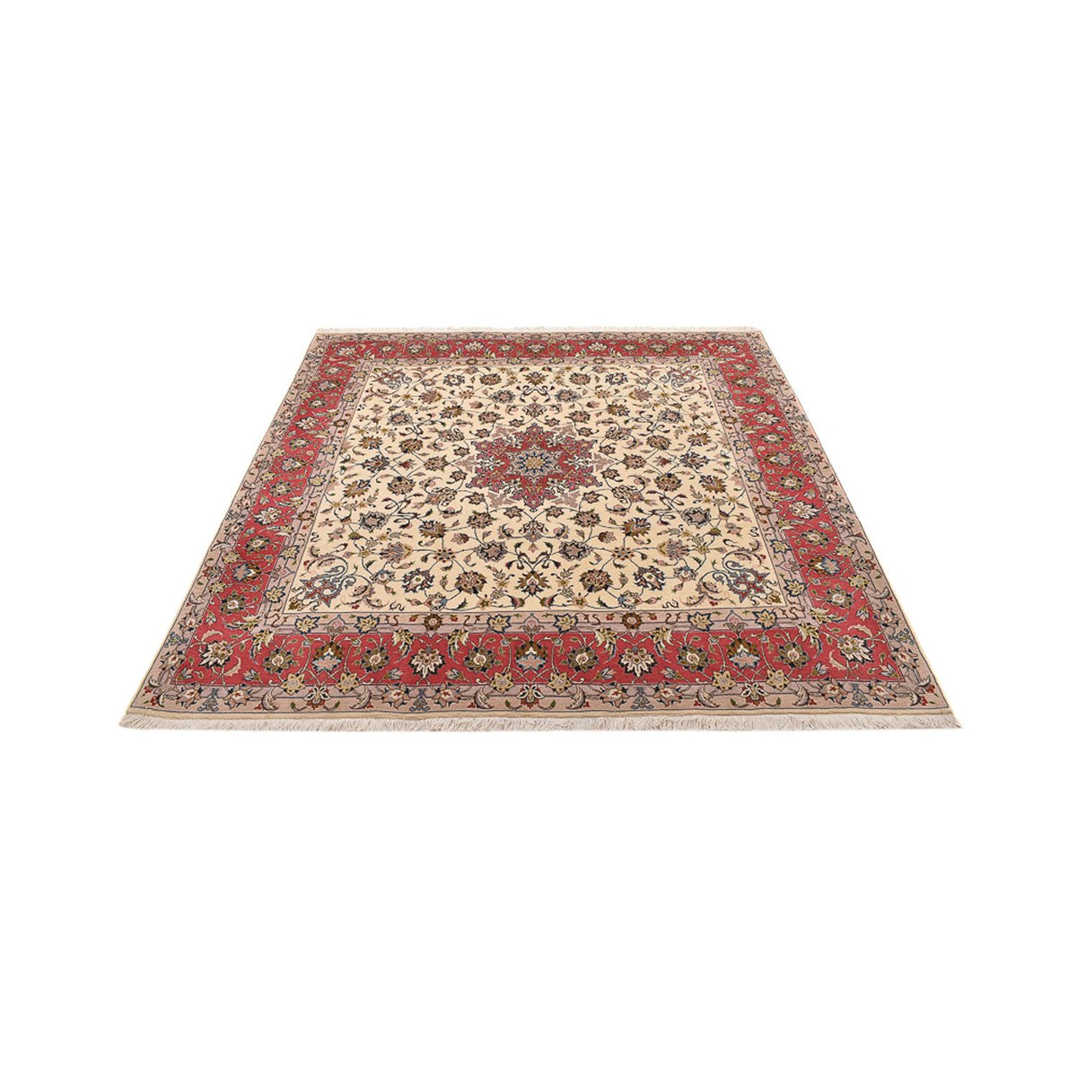 Perser Rug - Tabriz - Royal square  - 202 x 201 cm - beige