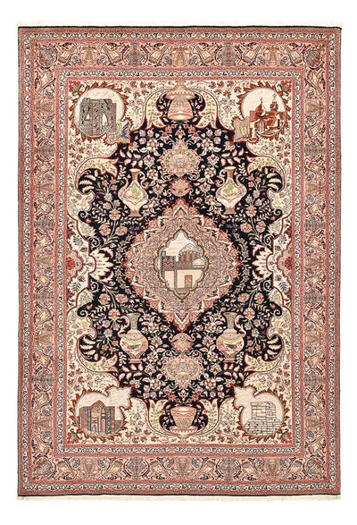 Tabriz - 50 Raj Rug 202x302cm - Persian Rugs
