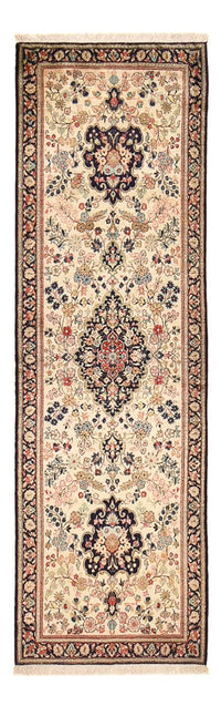 Runner Silk Rug - Ghom Silk - Premium - 222 x 69 cm - cream