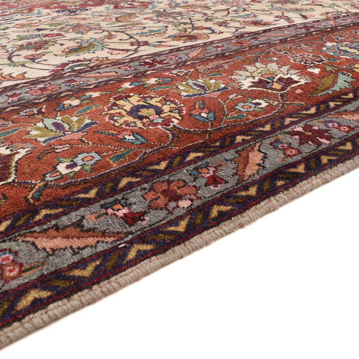 Tabriz - 40 Raj Rug 258x356cm - Persian Rugs