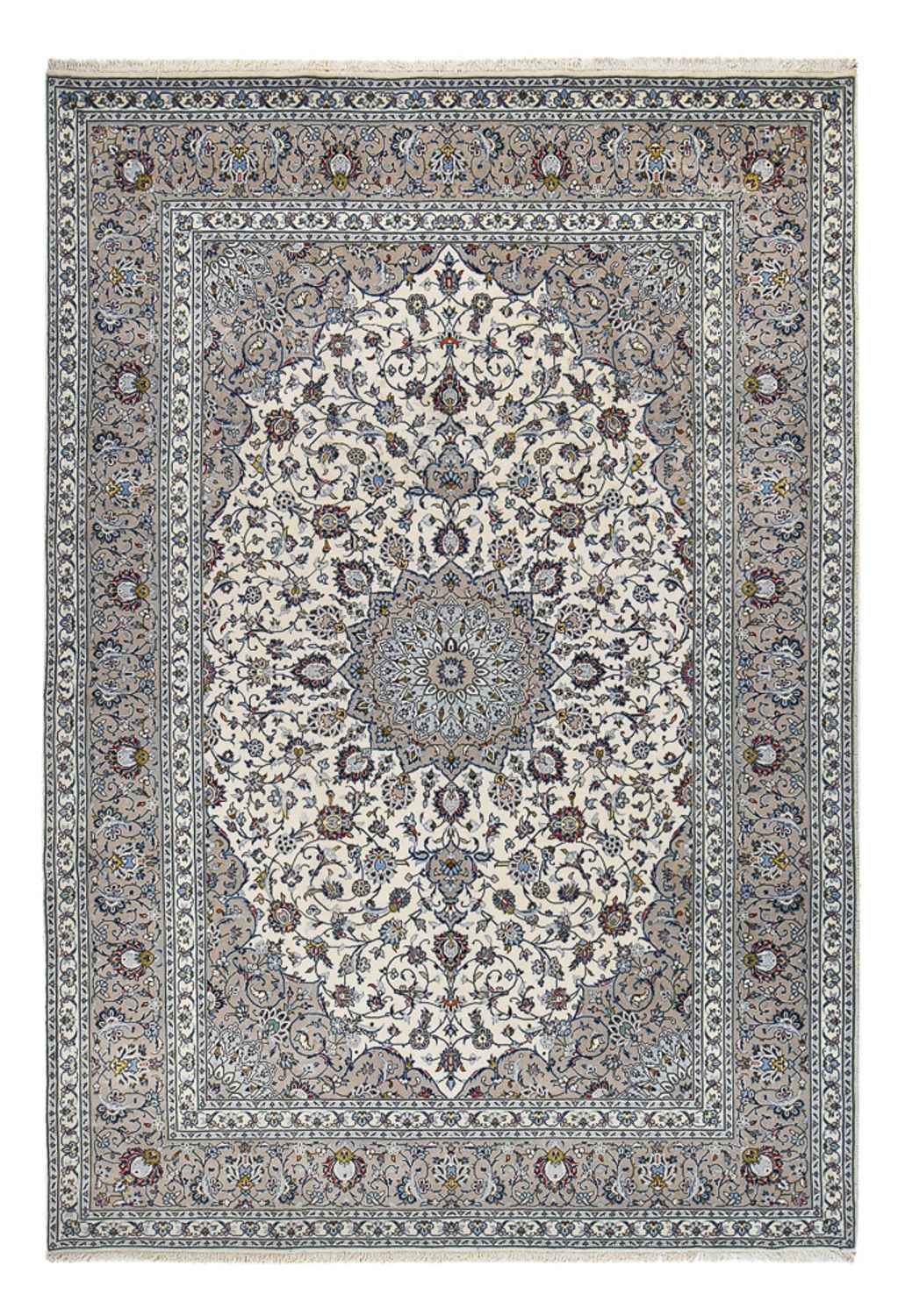 Perser Rug - Keshan - Royal - 360 x 248 cm - grey