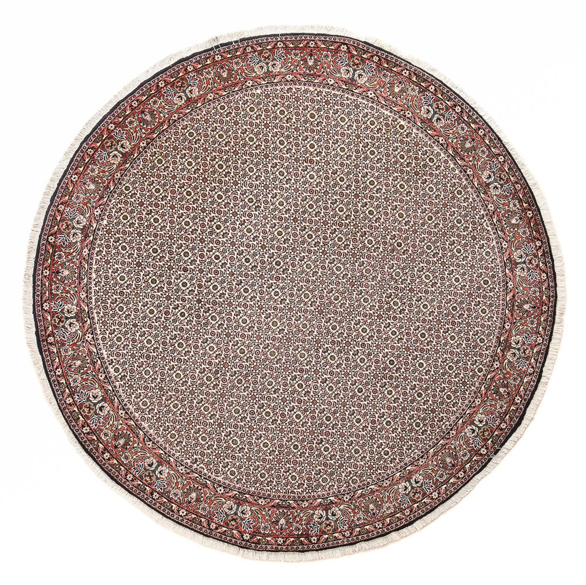 Perser Rug - Bidjar round  - 250 x 250 cm - light grey