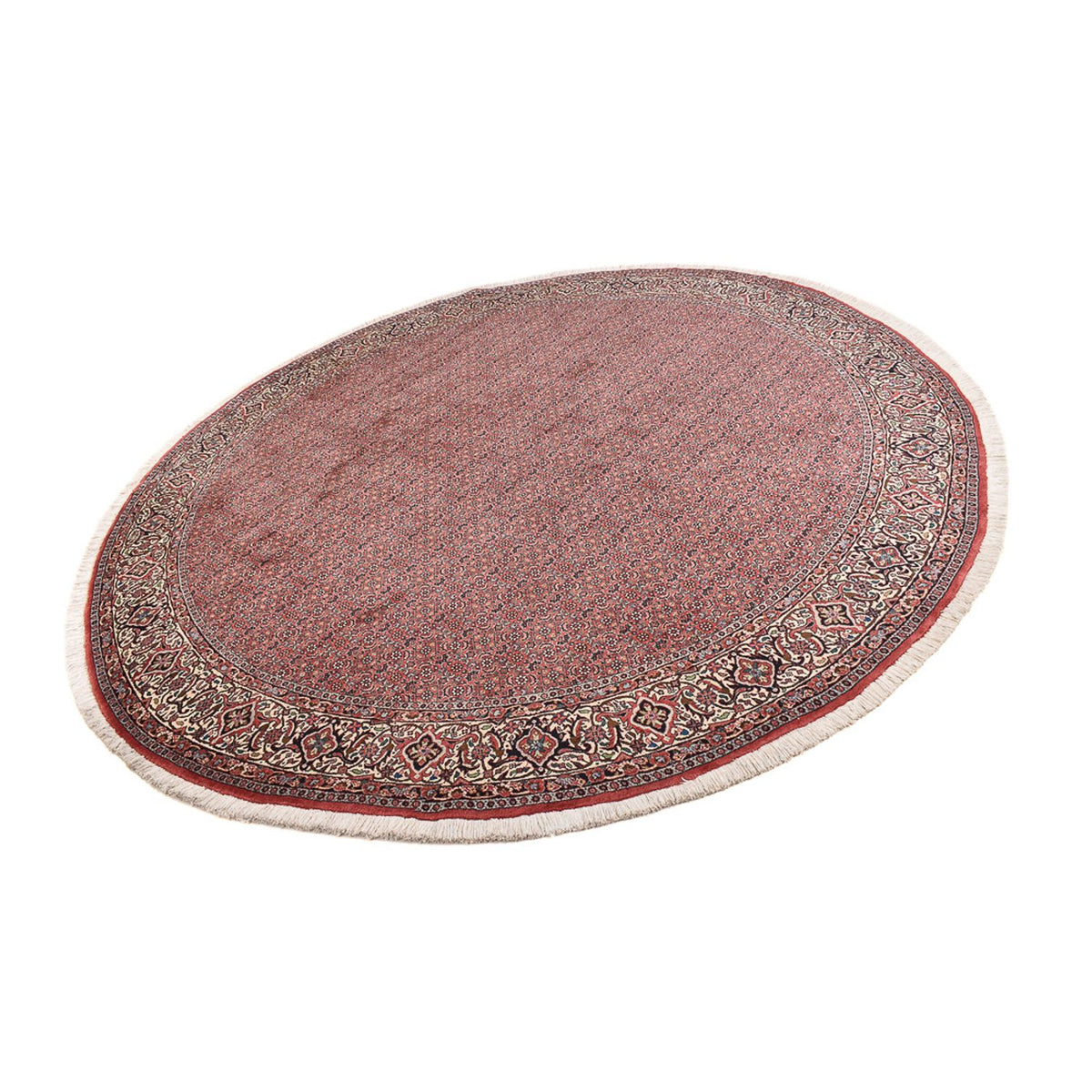 Perser Rug - Bidjar round  - 300 x 300 cm - bordeaux red