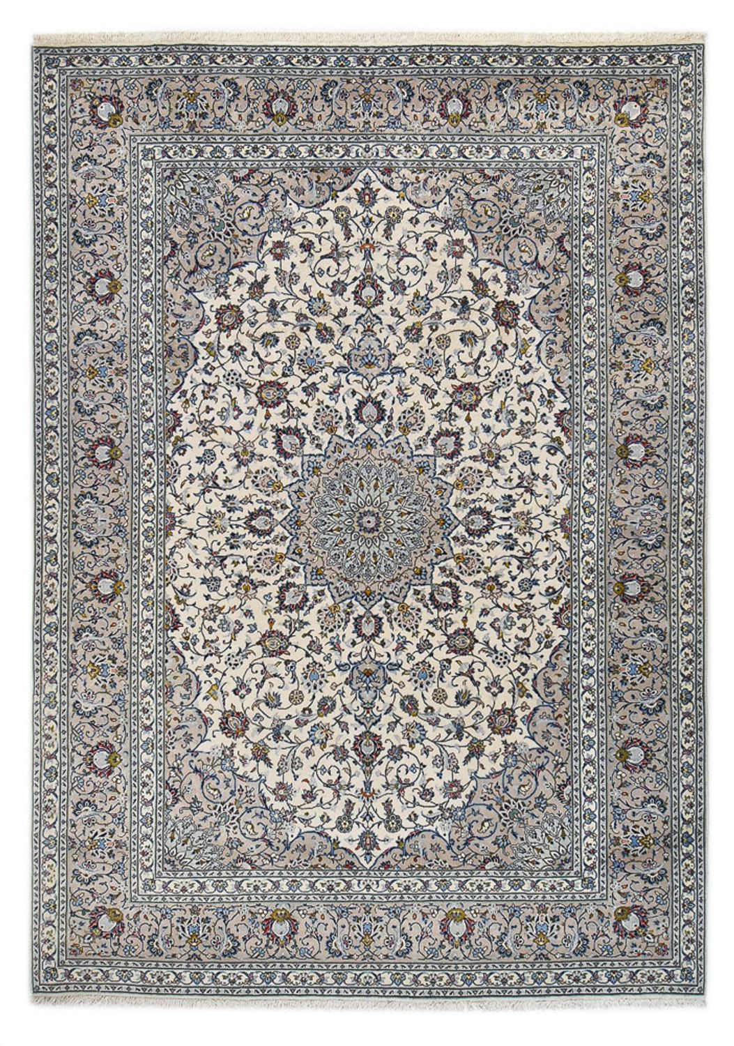 Perser Rug - Keshan - Royal - 346 x 246 cm - grey
