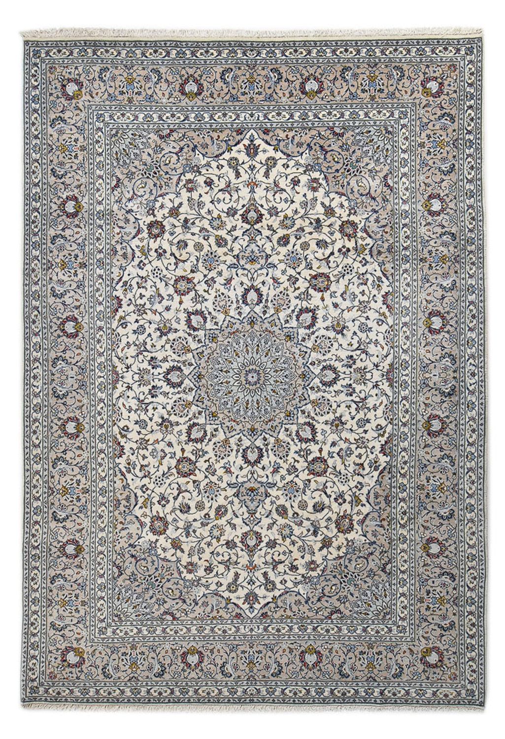 Perser Rug - Keshan - Royal - 354 x 244 cm - grey