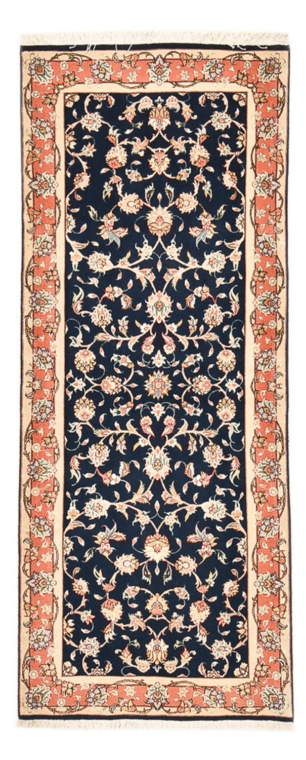 Runner Perser Rug - Tabriz - Royal - 191 x 78 cm - dark blue