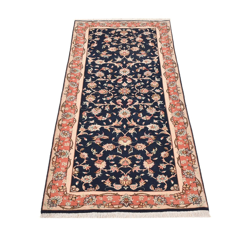 Runner Perser Rug - Tabriz - Royal - 191 x 78 cm - dark blue