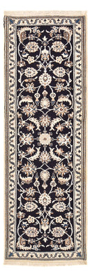 Runner Perser Rug - Nain - Royal - 186 x 65 cm - dark blue