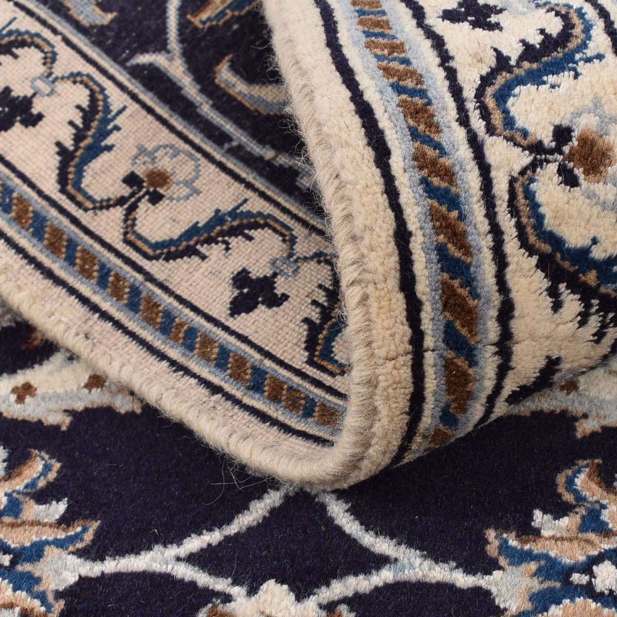 Runner Perser Rug - Nain - Royal - 186 x 65 cm - dark blue