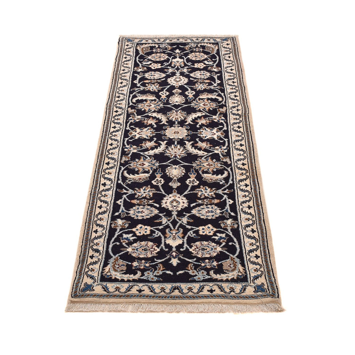 Runner Perser Rug - Nain - Royal - 186 x 65 cm - dark blue