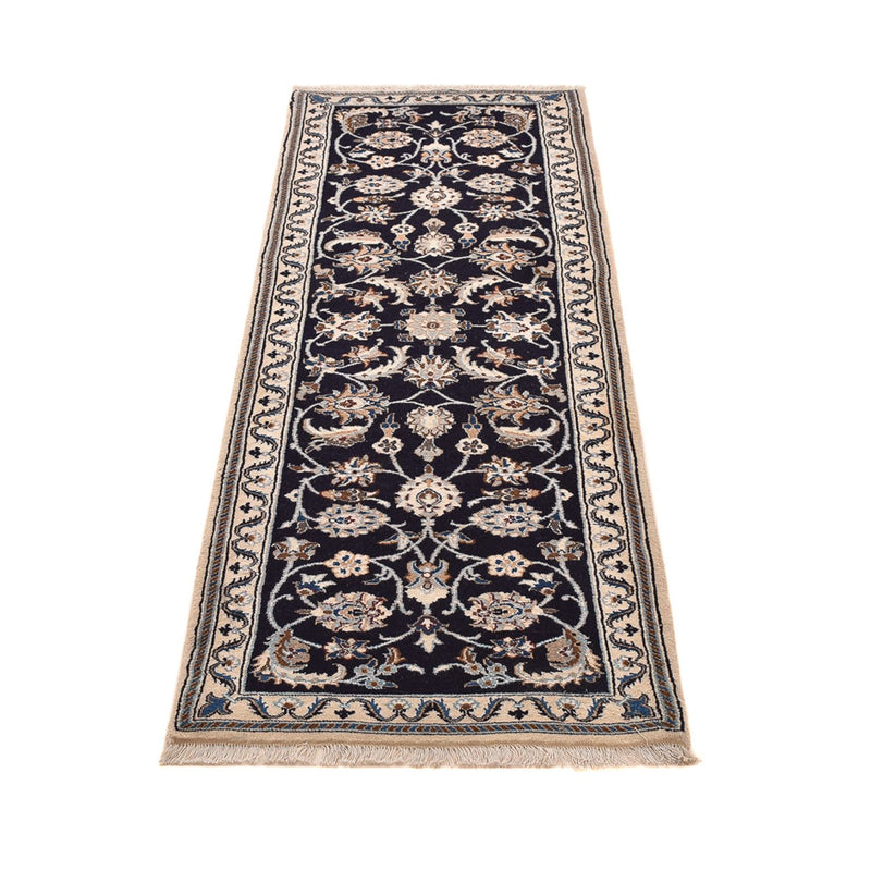 Runner Perser Rug - Nain - Royal - 186 x 65 cm - dark blue