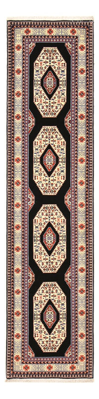 Runner Perser Rug - Tabriz - Premium - 305 x 75 cm - dark blue