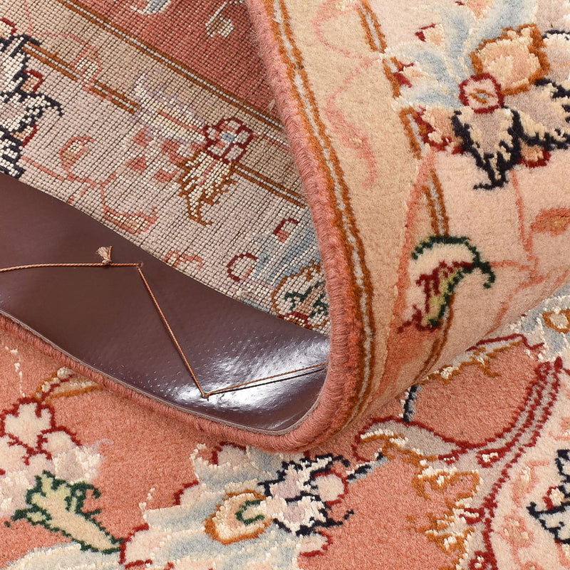 Runner Perser Rug - Tabriz - Royal - 203 x 80 cm - light red